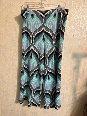 Carlisle Collection Wide Leg Pull On Knit Wide Leg Pants, Beautiful Colors, Boho